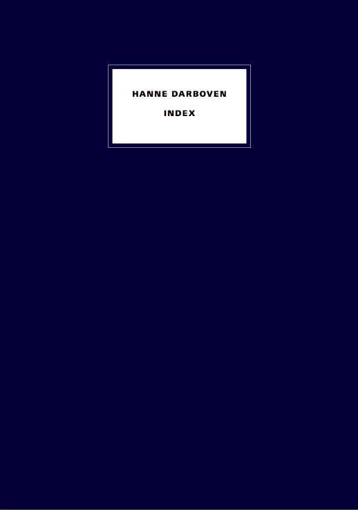 Hanne Darboven - Hanne Darboven: Index