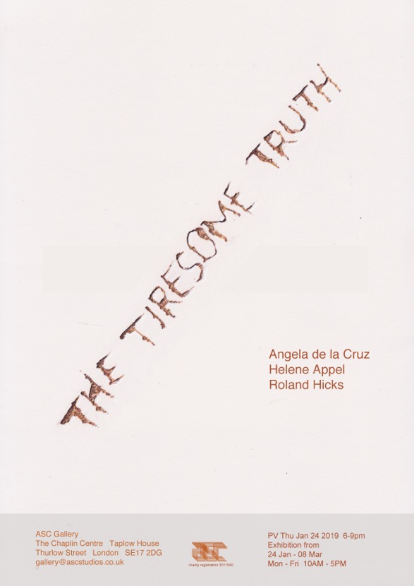 Helene Appel: "The Tiresome Truth" - ASC Gallery - 