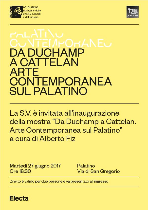#Alessandra_Spranzi partecipa alla collettiva ""COLLEZIONE TULLIO LEGGERI - DA DUCHAMP A CATTELAN"  presso il Parco Archeologico del Foro Palatino, Roma - 